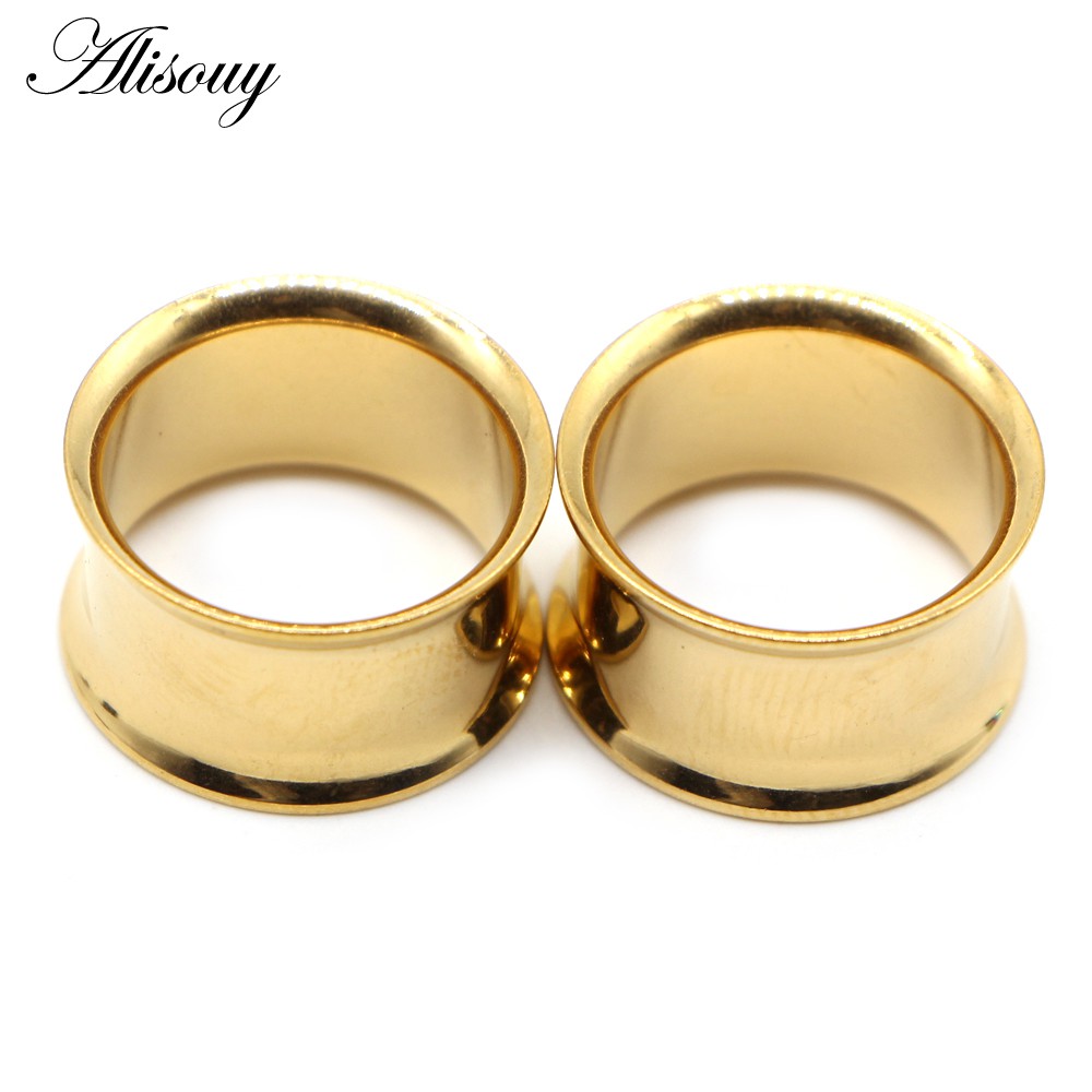 Alisouy Set 2 Khuyên Nong Tai Bằng Thép Không Gỉ Cá Tính