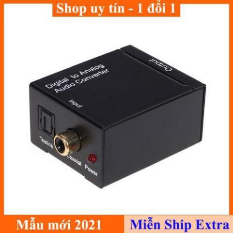 [Xả kho] Bộ chuyển đổi tín hiệu âm thanh từ cổng quang Optical sang tín hiệu AV - Cục chuyển đổi Audio Converter