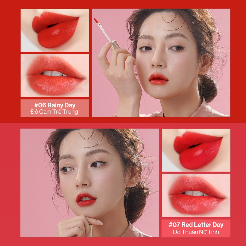 [Mã FMCGMALL -8% đơn 250K] Son kem lì Gilaa long wear lip cream (1.7g) - Minisize