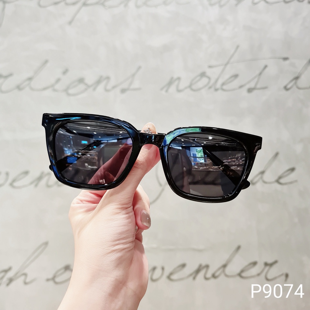 Kính mát nam nữ LILYEYEWEAR chất liệu nhựa dày dặn mắt phân cực chống tia UV400 kiểu dáng Hàn Quốc P9074