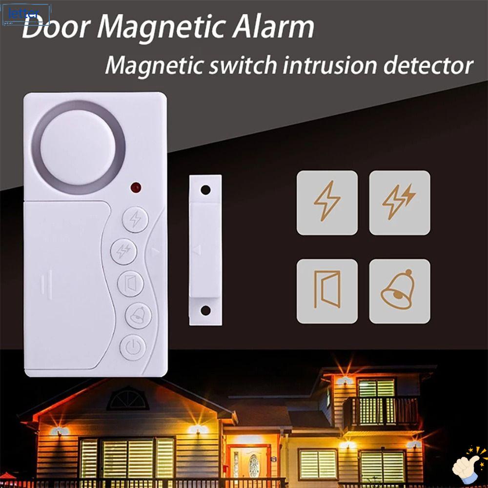 2 Chuông Báo Động Không Dây Gắn Cửa Sổ / Cửa Ra Vào / Tủ Lạnh Điều Chỉnh Được 10