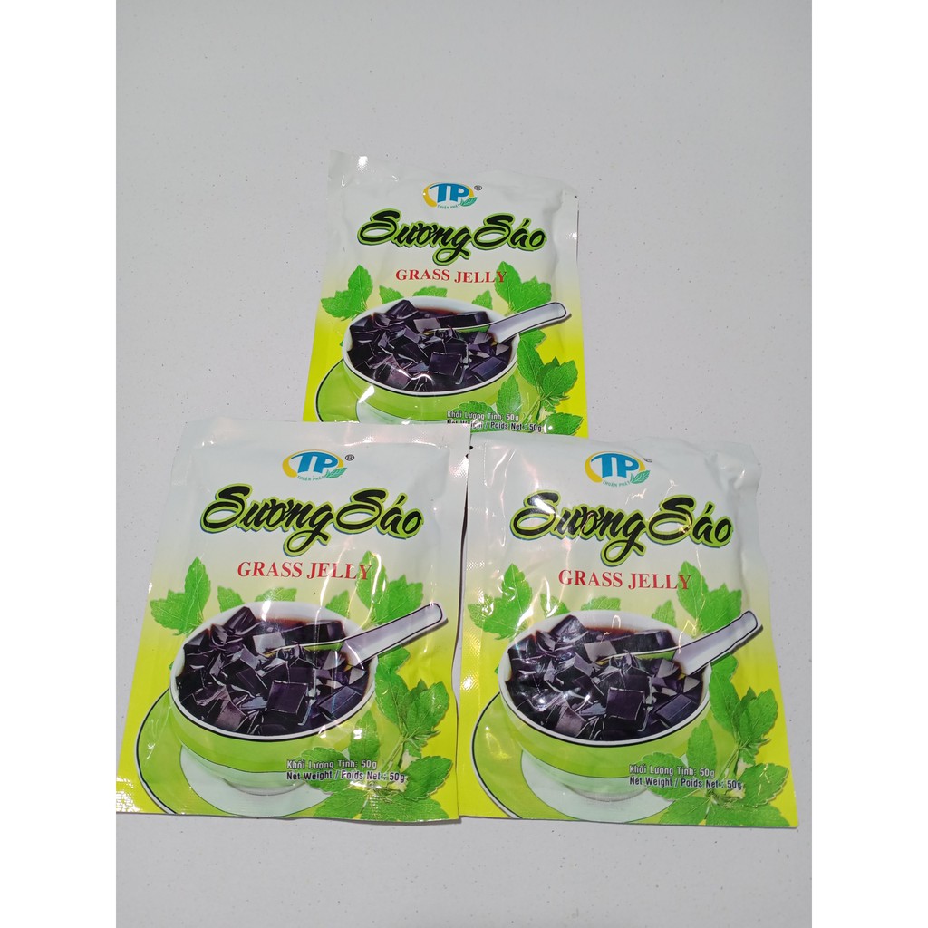 Bột Sương Sáo Đen Grass Jelly Thuận Phát Gói 50g