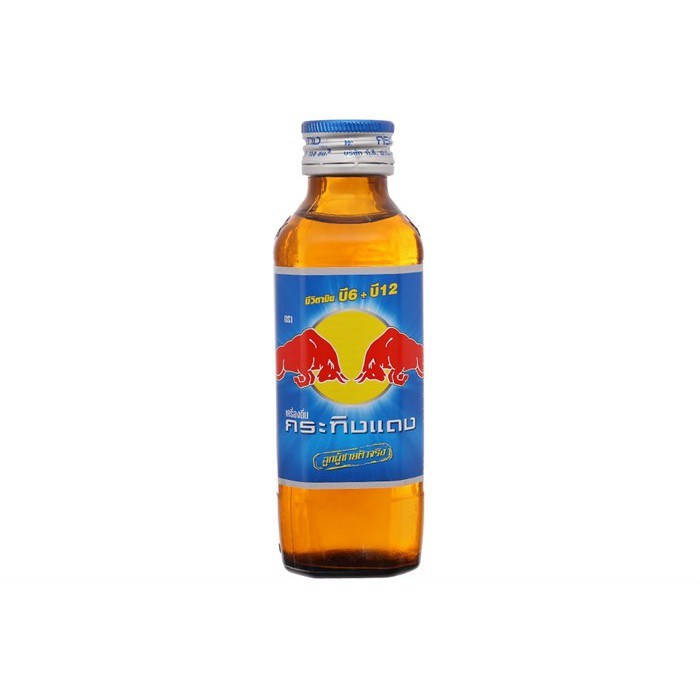 Nước tăng lực bò húc Thái Red Bull chai sành 150ml