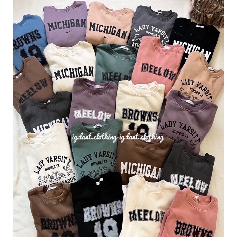 áo nỉ bông trơn nhiều hoạ tiết (p2) | BigBuy360 - bigbuy360.vn