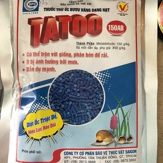 Bả diệt ốc, sên hại cây-Tatoo 100gr