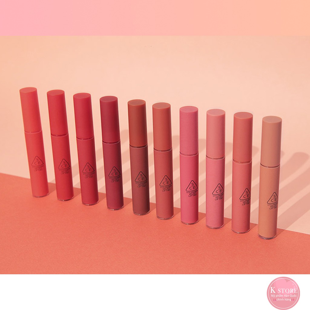 Son Kem Lì 3CE Velvet Lip CHÍNH HÃNG - CHECK được mã vạch