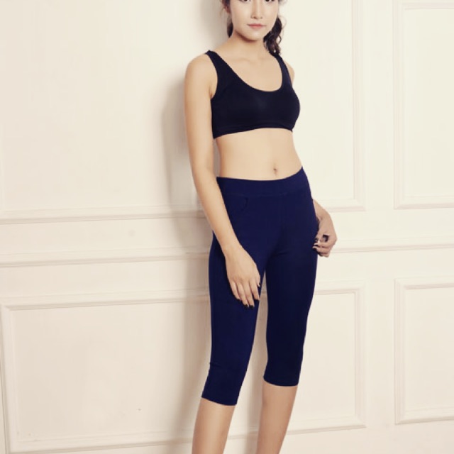 Quần legging ngố túi mông Luperi - chất đanh mịn