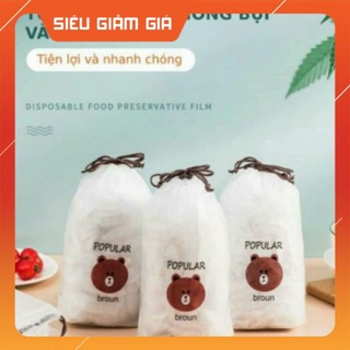 Màng chụp thực phẩm gấu đa năng túi 100 cái