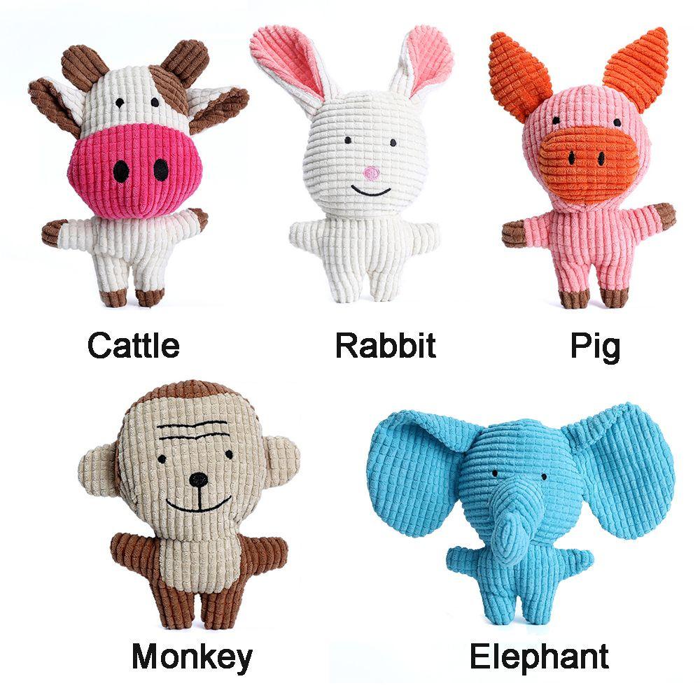 Đồ Chơi Phát Ra Tiếng Kêu Hình Heo / Khỉ / Voi Cho Thú Cưng