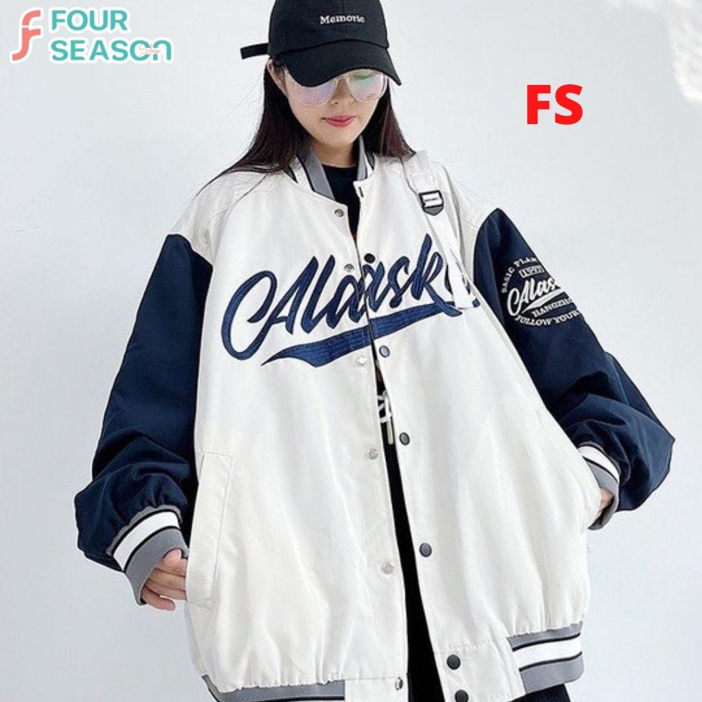 Áo khoác bomber unisex form rộng ALASKA BBD01 FS ulzzang streetstyle nam nữ chất dù 2 lớp giá rẻ đẹp