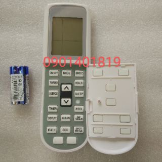 Điều khiển máy lạnh Asanzo thay thế Gree (Hàng sịn)