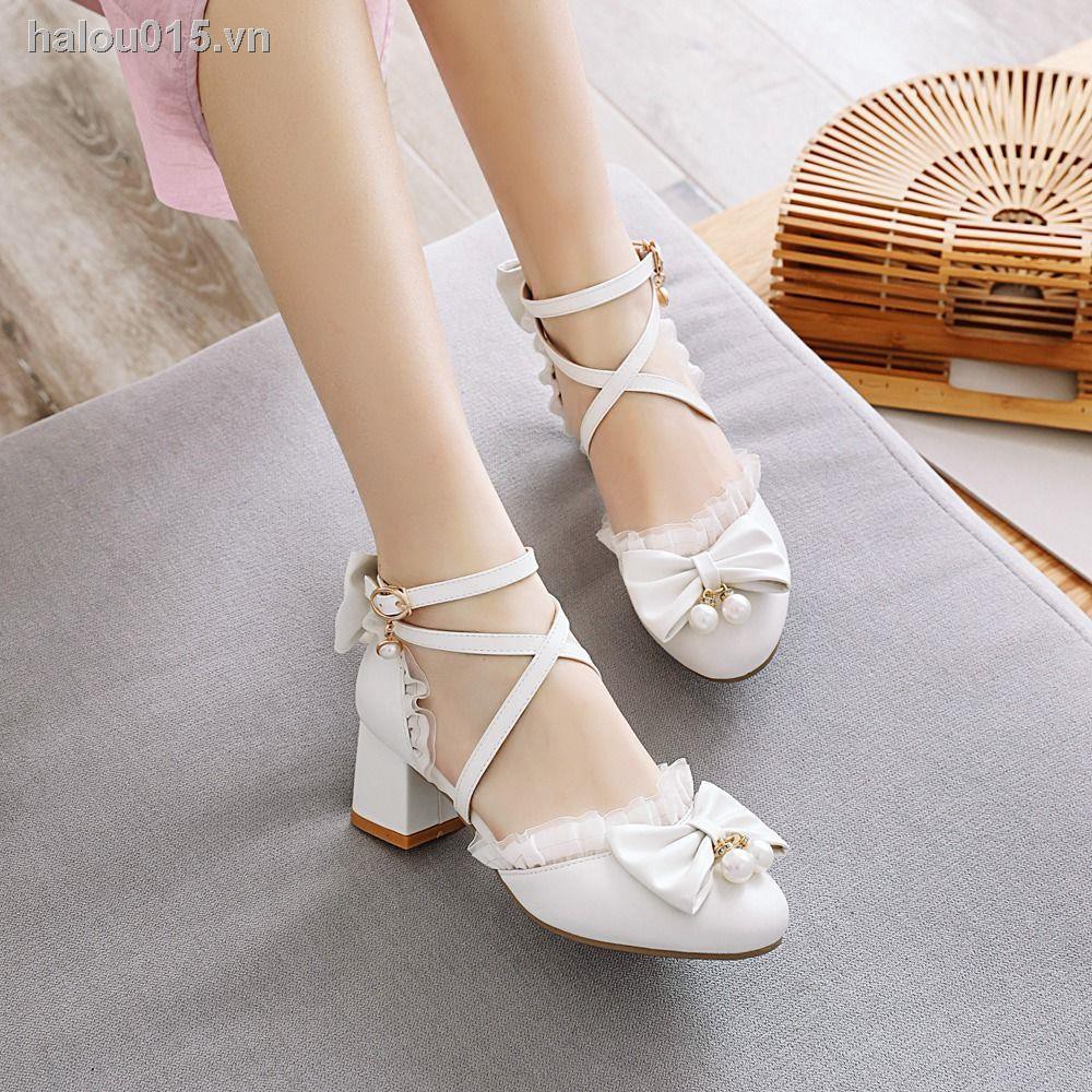 Giày cao gót thời trang thiết kế cho bé 11-12 - 9 tuổi