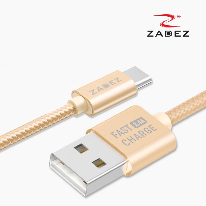 Cáp Sạc TypeC sạc nhanh và truyền dữ liệu USBC Zadez ZCC135