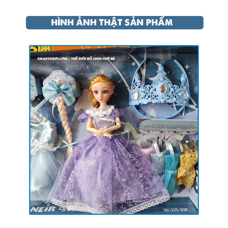 - Búp bê elsa công chúa băng, búp bê công chúa đồ chơi cho bé gái, hộp quà tặng cho bé