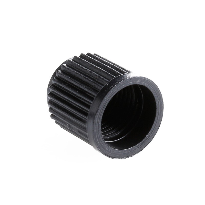 Set 100 nắp nhựa màu đen dùng đậy van bánh xe hơi/ xe máy/ xe đạp