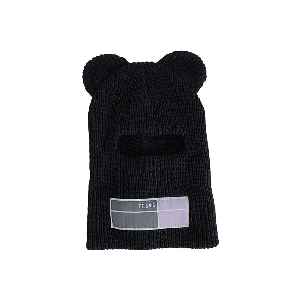 MIHAN1 Knit Cap Cold Proof Artificial Wool Winter Hat Ski Mask