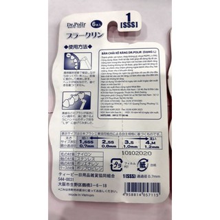 Bàn chải kẽ răng Shining Teeth (6 cái/ 1 vỉ)