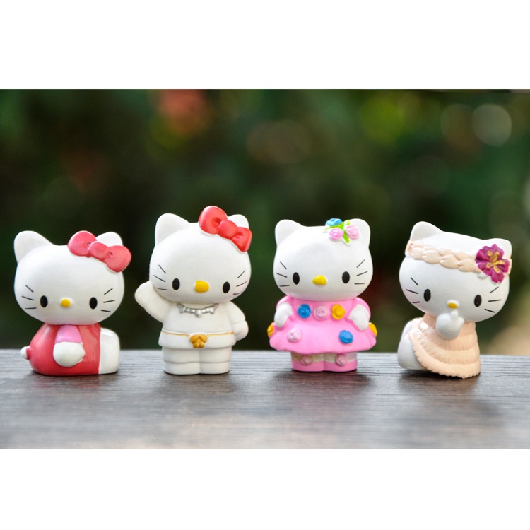 Đồ Trang Trí Để Bàn Hình Hello Kitty Đáng Yêu
