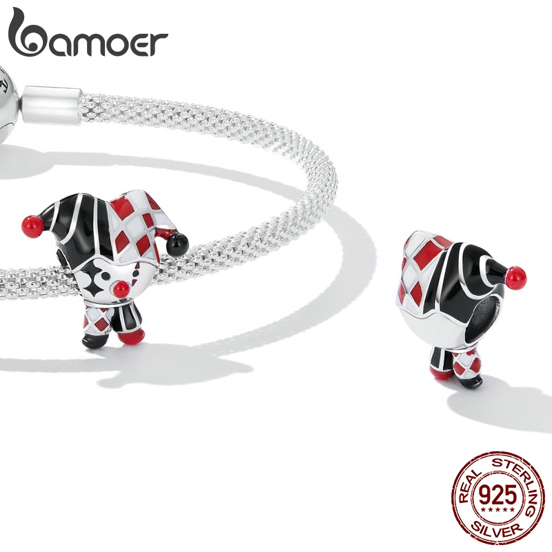 Mặt dây chuyền BAMOER Bạc 925 hình chú hề thời trang