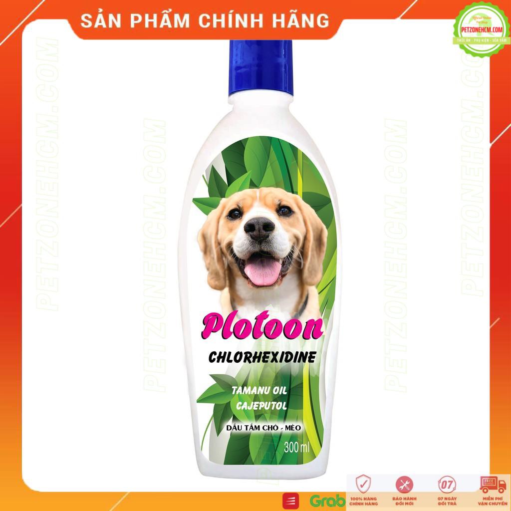 Sữa tắm cho chó mèo Fay 🔥 FREESHIP 🔥 Dầu tắm Plotoon Chlorhexidine - 300ml chống viêm da - nấm da - ngứa - nhiễm trùng