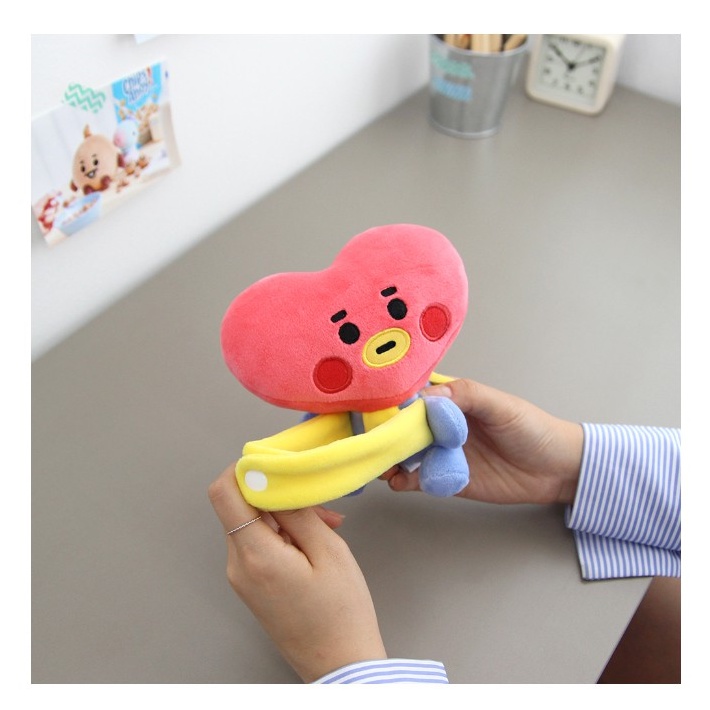 BT21 GẤU BÔNG ÔM ĐỒ VẬT
