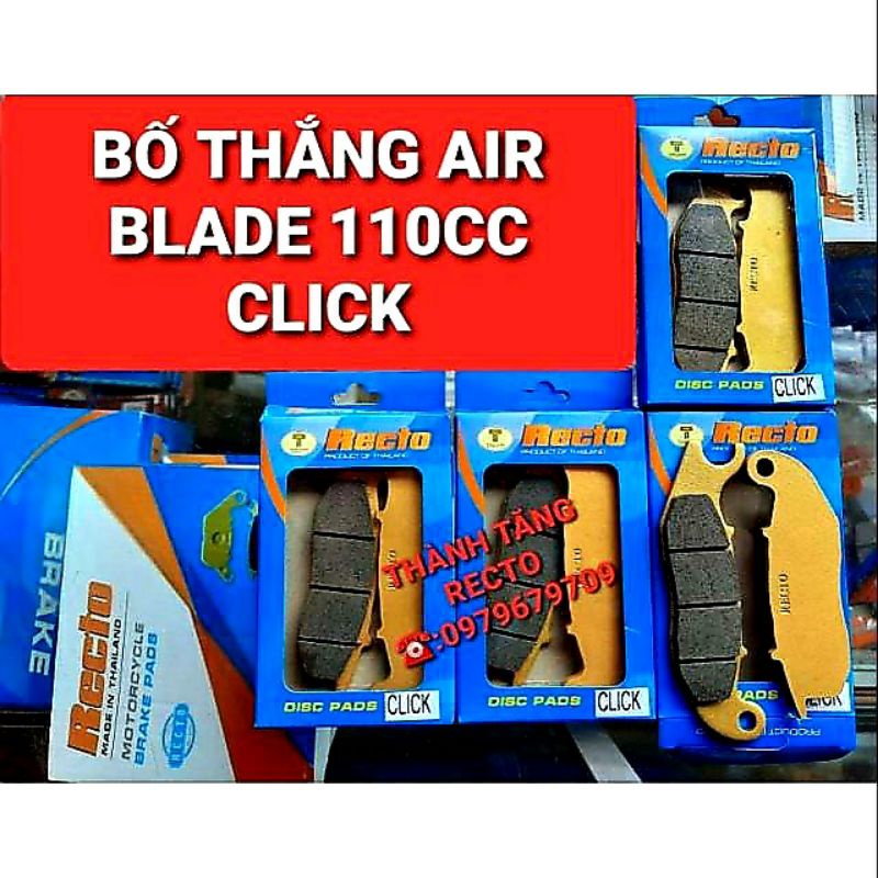 BỐ THẮNG ĐĨA AIR BLADE 110/CLICK RECTO