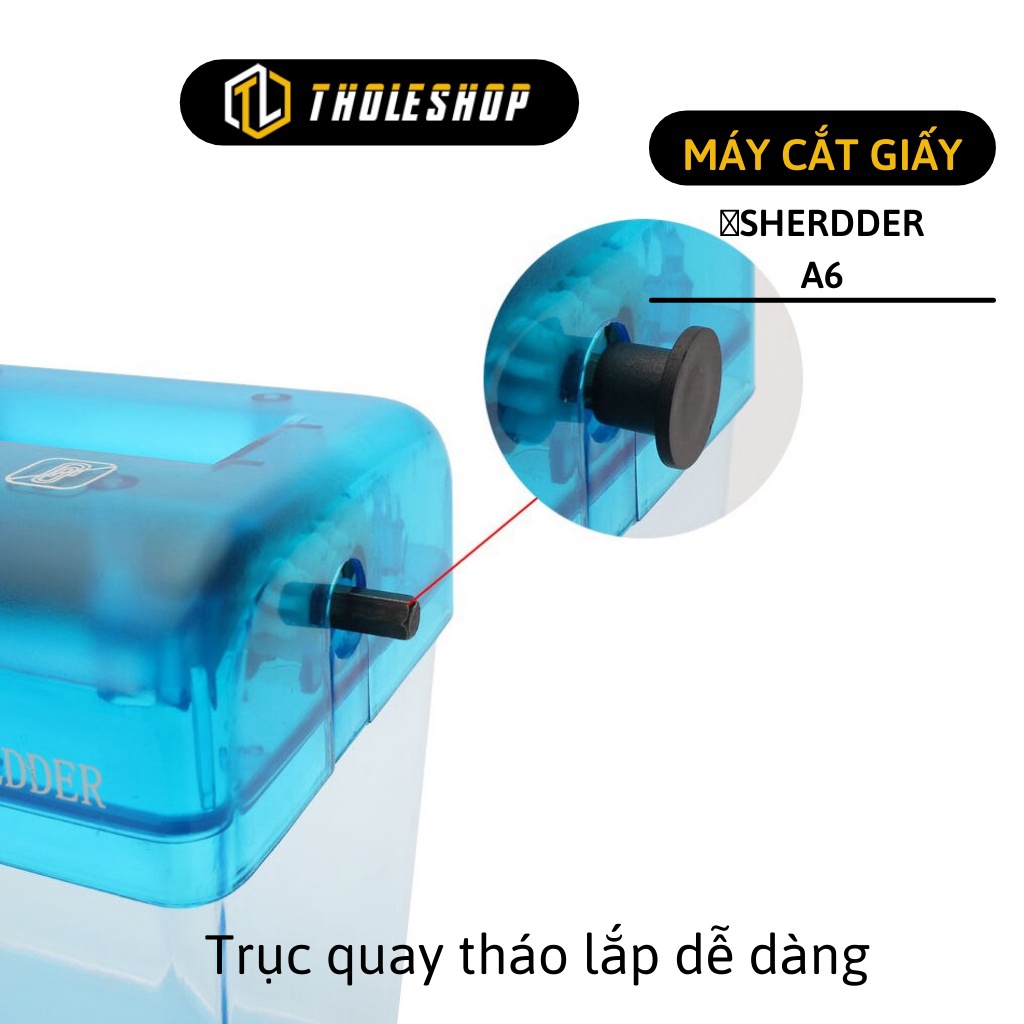 Máy huỷ tài liệu - Máy cắt giấy Shredder A4, A6, USB cắt tự động phù hợp cho văn phòng gia đình 4755 [MINMAXS]