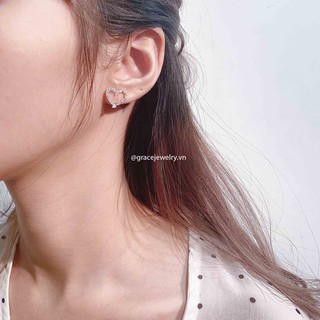Khuyên tai bạc Grace - Fancy (Đôi)