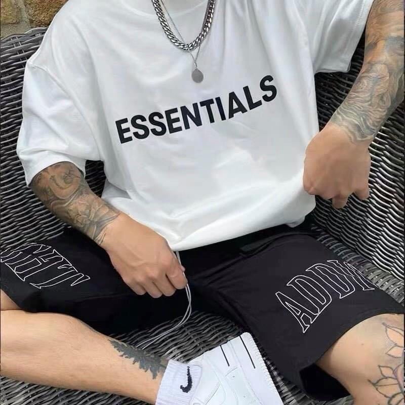 Áo thun unisex nam nữ tay lỡ form rộng Local Brand HEYBRO x ESSENTIALS