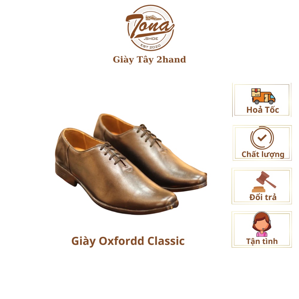[Giày Mới] Giày Tây Nam Da Classic TonaShoe