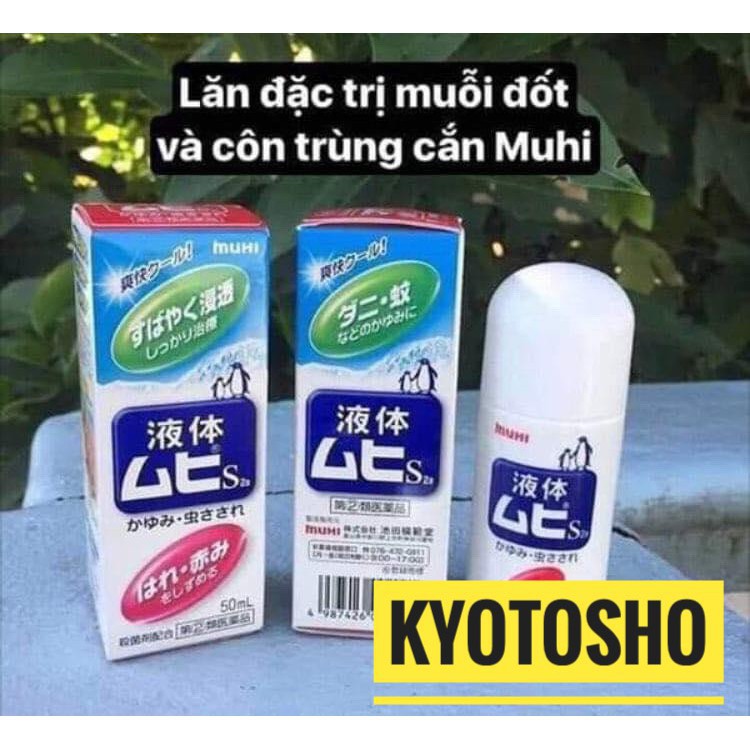 [ free ship ] Lăn Bôi Muỗi Ngứa Muhi 50ml