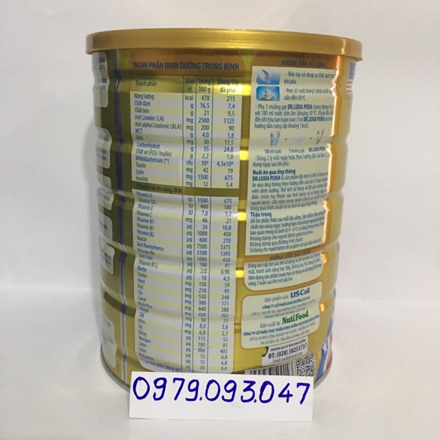 Sữa bột Dr. Luxia pedia dành cho bé biếng ăn - lon 900g ( date:02/ 2023 )