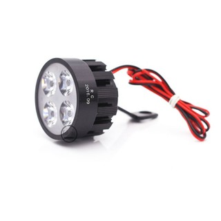 Đèn Led trợ sáng xe máy, xe đạp điện gắn chân gương Loại 6 Led TI 401 (1 đèn)