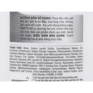 Dầu Gội Clear Bạc Hà 340g