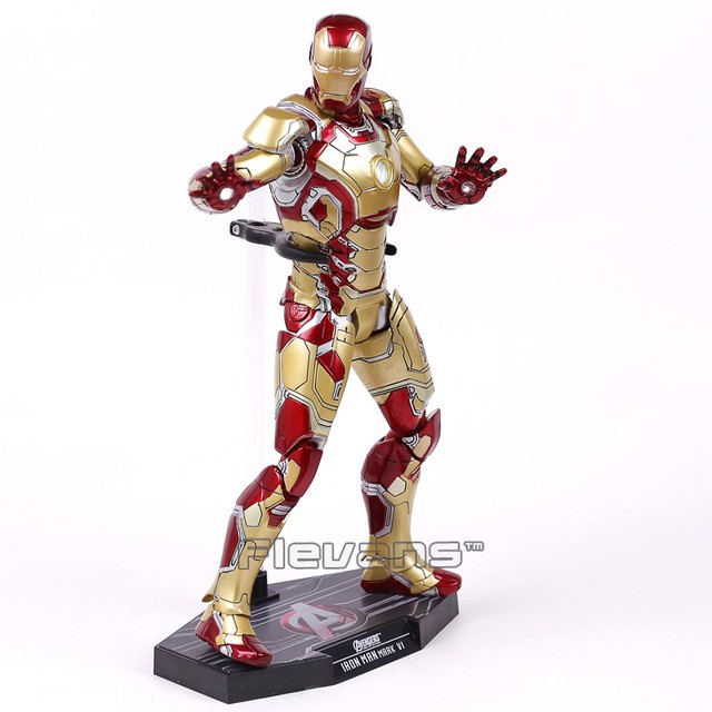 Mô hình đồ chơi Iron Man Mark 42 mk 42 vàng hãng hochoi Haocaitoy - Avengers