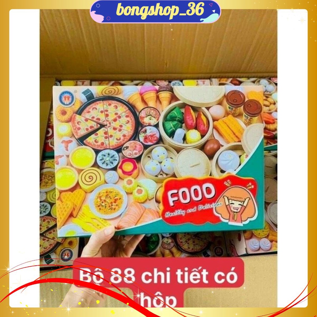 SET ĐỒ CHƠI MÓN ĂN DIM SUM, BÁNH BAO 56 Chi Tiết Cho Bé