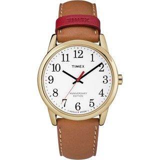 Đồng hồ Unisex Nam Nữ Timex Classic Easy Reader 40th Anniversary TW2R40100 Dây Da - Chính Hãng
