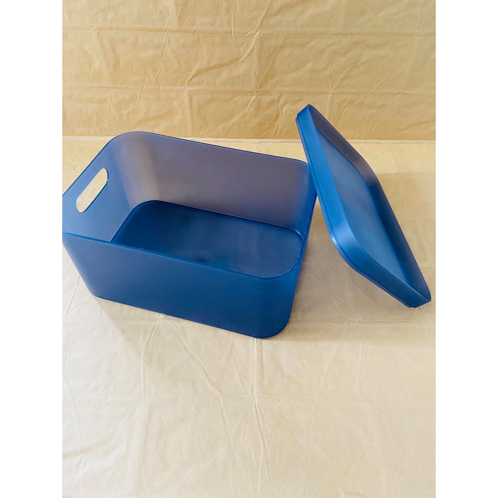 Hộp nhựa đựng đồ đa năng có nắp kích thước 22x10.5x5.5cm