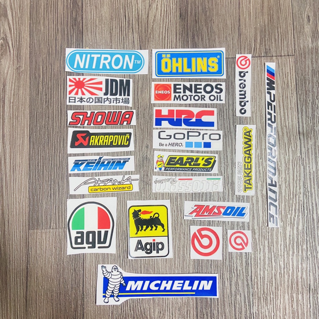 Bộ sưu tập miếng tem LOGO rời, miếng tem HUY HIỆU tên chữ hãng các kiểu keo siêu dính, bao tróc, siêu đẹp