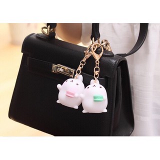 Móc khoá cứng đẹp thỏ molang cute rabbit keychain