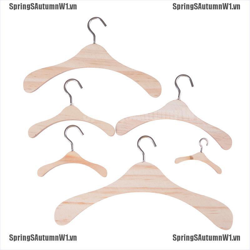 [Spring] Handmade All Doll Clothes Hanger Wood Furniture Coat Hanger Model Toy Gifts [VN]