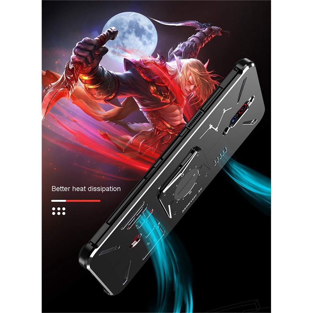 For ZTE Nubia Red Magic 5G 6.65" 8/128GB Gaming Phone Case Cover Aluminum CNC