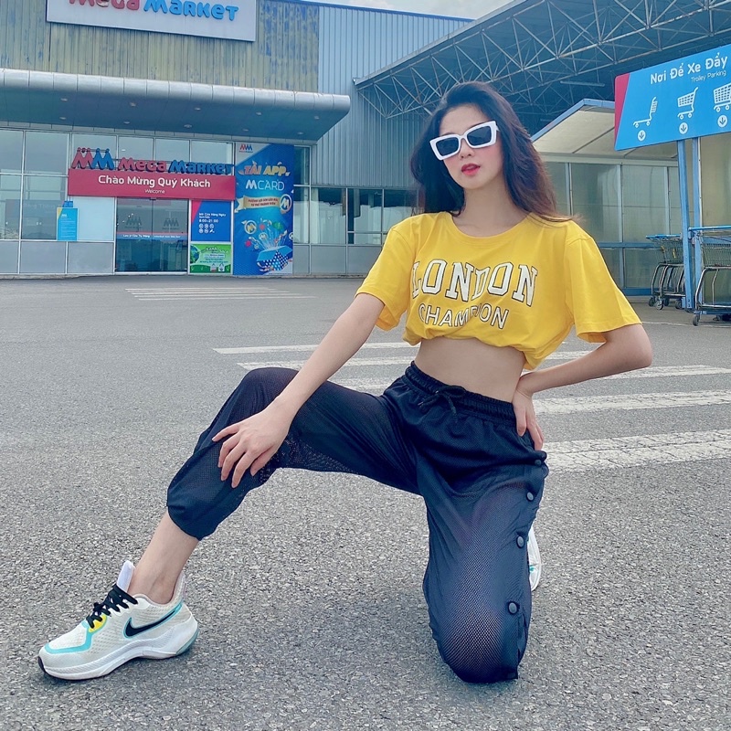 Áo Croptop Tập Gym Nữ, Yoga Zumba Aerobics