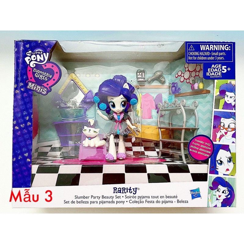 Đồ chơi mô hình My Little Pony chính hãng - Ban nhạc Rocker E9484/B4910