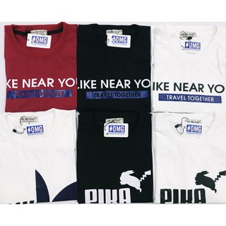 Combo 5 áo thun #omg & 1 áo thun tay lỡ #omg