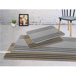 Thảm Bộ Kẻ Sọc Carmi 50*80/50*180 cm Siêu Thấm Nước Hàn Quốc