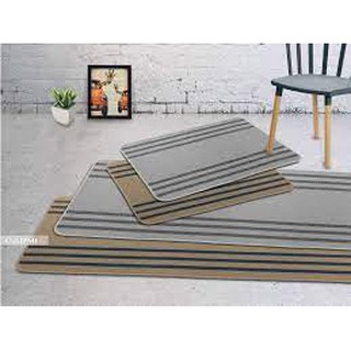 Thảm bộ kẻ sọc carmi 50180 cm siêu thấm nước hàn quốc