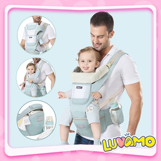 Địu em bé 6 tư thế mềm mại thoáng khí chống gù lưng GD01