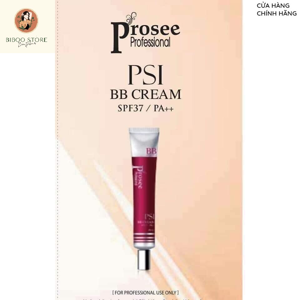 Kem Chống Nắng ♥Sunscreen PSI BB Cream sx tại Hàn Quốc,Kem nền, kem che khuyết điểm SPF 37/PA++ Prosee