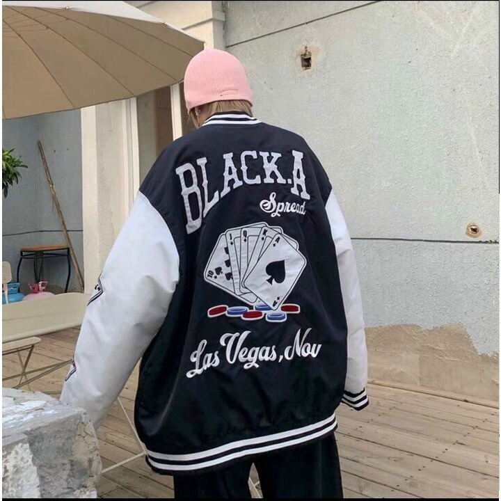 Áo Khoác Dù Nữ Bomber Đen Cá Tính From Rộng Cá Tính Hàng Chuẩn SHOP Ngầu